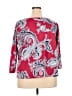 Collection 100% Cotton Red 3/4 Sleeve Blouse Size XXL - photo 2