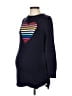 Gap - Maternity Hearts Blue Pullover Sweater Size XS - photo 1