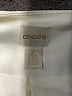 Chico's Color Block Ivory Coat Size Lg (2) - photo 6