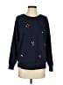 Lou & Grey Hearts Blue Pullover Sweater Size XXS - photo 1