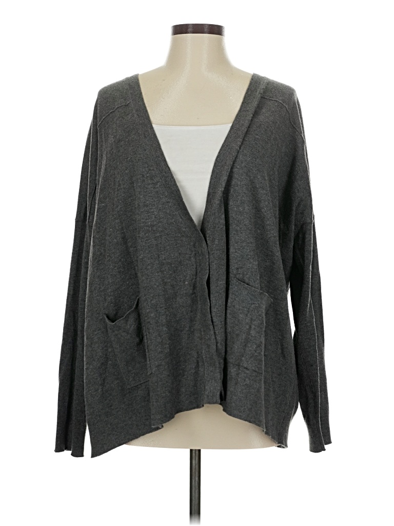 Pre-owned Cabi Cardigan Sweater In Gray