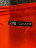 Zara 100% Polyester Orange Sleeveless Top Size M - photo 7