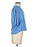 Democracy Blue 3/4 Sleeve Button-Down Shirt Size XS - photo 4