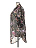 Unbranded Floral Black 3/4 Sleeve Blouse Size XXL - photo 5