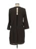 Color Block 100% Polyester Chevron-herringbone Brown Black Casual Dress Size M - photo 2