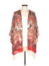 Susan Graver 100% Polyester Red Kimono Size L - photo 1