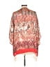 Susan Graver 100% Polyester Red Kimono Size L - photo 2