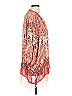 Susan Graver 100% Polyester Red Kimono Size L - photo 4