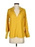 Chelsea28 100% Polyester Yellow Long Sleeve Blouse Size XS - photo 1