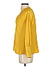 Chelsea28 100% Polyester Yellow Long Sleeve Blouse Size XS - photo 5