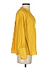 Chelsea28 100% Polyester Yellow Long Sleeve Blouse Size XS - photo 4