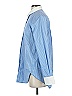 Theory 100% Cotton Blue Long Sleeve Button-Down Shirt Size P (petite) - photo 5