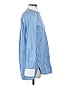 Theory 100% Cotton Blue Long Sleeve Button-Down Shirt Size P (petite) - photo 4
