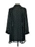 CAbi 100% Polyester Polka Dots Green 3/4 Sleeve Blouse Size S - photo 2