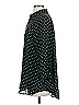 CAbi 100% Polyester Polka Dots Green 3/4 Sleeve Blouse Size S - photo 5