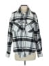 Love Tree 100% Polyester Plaid Gray White Jacket Size S - photo 1