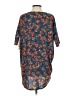 Lularoe Floral Blue 3/4 Sleeve T-Shirt Size XS - photo 2