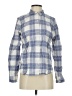 UNTUCKit Checkered-gingham Purple Blue Long Sleeve Button-Down Shirt Size 0 - photo 1