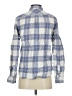 UNTUCKit Checkered-gingham Purple Blue Long Sleeve Button-Down Shirt Size 0 - photo 2