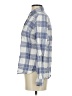 UNTUCKit Checkered-gingham Purple Blue Long Sleeve Button-Down Shirt Size 0 - photo 5