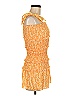 Unbranded 100% Polyester Yellow Cocktail Dress Size M (estimated) - photo 4