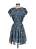 Little Moon Paisley Blue Casual Dress Size S - photo 2