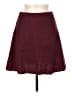 Unbranded 100% Polyester Solid Burgundy Casual Skirt Size M - photo 1