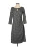 Talbots Polka Dots Gray Casual Dress Size XS - photo 1