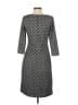 Talbots Polka Dots Gray Casual Dress Size XS - photo 2