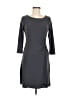 Last Tango Solid Gray Casual Dress Size M - photo 1