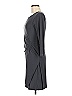 Last Tango Solid Gray Casual Dress Size M - photo 5