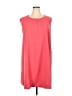 DKNY Solid Pink Casual Dress Size 18w - photo 1