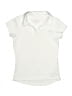 Nautica 100% Polyester Ivory Short Sleeve Polo Size 7 - photo 1