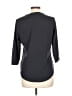 MICHAEL Michael Kors Gray 3/4 Sleeve Top Size L - photo 2