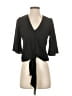 1.State 100% Polyester Black 3/4 Sleeve T-Shirt Size XS - photo 1