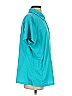 Columbia 100% Polyester Teal Blue Short Sleeve Blouse Size 1 - photo 4