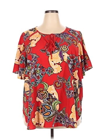 Gibson Latimer Short Sleeve Blouse (view 1)