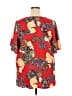 Gibson Latimer Red Short Sleeve Blouse Size 2X - photo 2