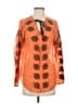 Sundance Orange Long Sleeve Blouse Size S - photo 1