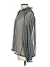 Chico's Silver Long Sleeve Blouse Size Lg (2) - photo 5