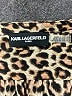 Karl Lagerfeld Paris 100% Polyester Animal Print Brown Tan Long Sleeve Blouse Size P (petite) - photo 7