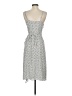 Rails 100% Rayon Print Silver Cocktail Dress Size S - photo 2