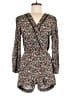 Ann Taylor LOFT Print Black Romper Size S - photo 1
