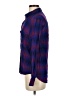 Rails 100% Rayon Plaid Purple Long Sleeve Blouse Size S - photo 5