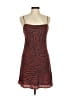 Third Form 100% Tencel Animal Print Brown Cocktail Dress Size 6 - photo 1
