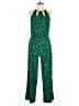 Thalia Sodi Animal Print Green Jumpsuit Size S - photo 1