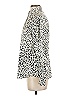 Zara Animal Print Ivory Long Sleeve Blouse Size S - photo 5