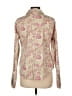 Assorted Brands Paisley Tan Long Sleeve Blouse Size L - photo 2