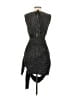 Isla 100% Polyester Black Cocktail Dress Size XS - photo 2