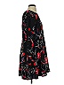 Halogen 100% Polyester Print Black Casual Dress Size XS - photo 4